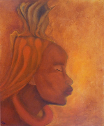 La reine de Saba - Huile sur toile - 10F, 55×46 cm