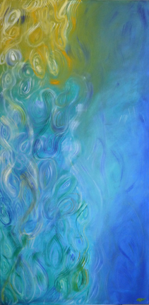Pure - Huile sur toile - 100x50cm