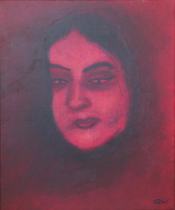 Indian Mystery - Huile sur toile - 8F, 46x38cm